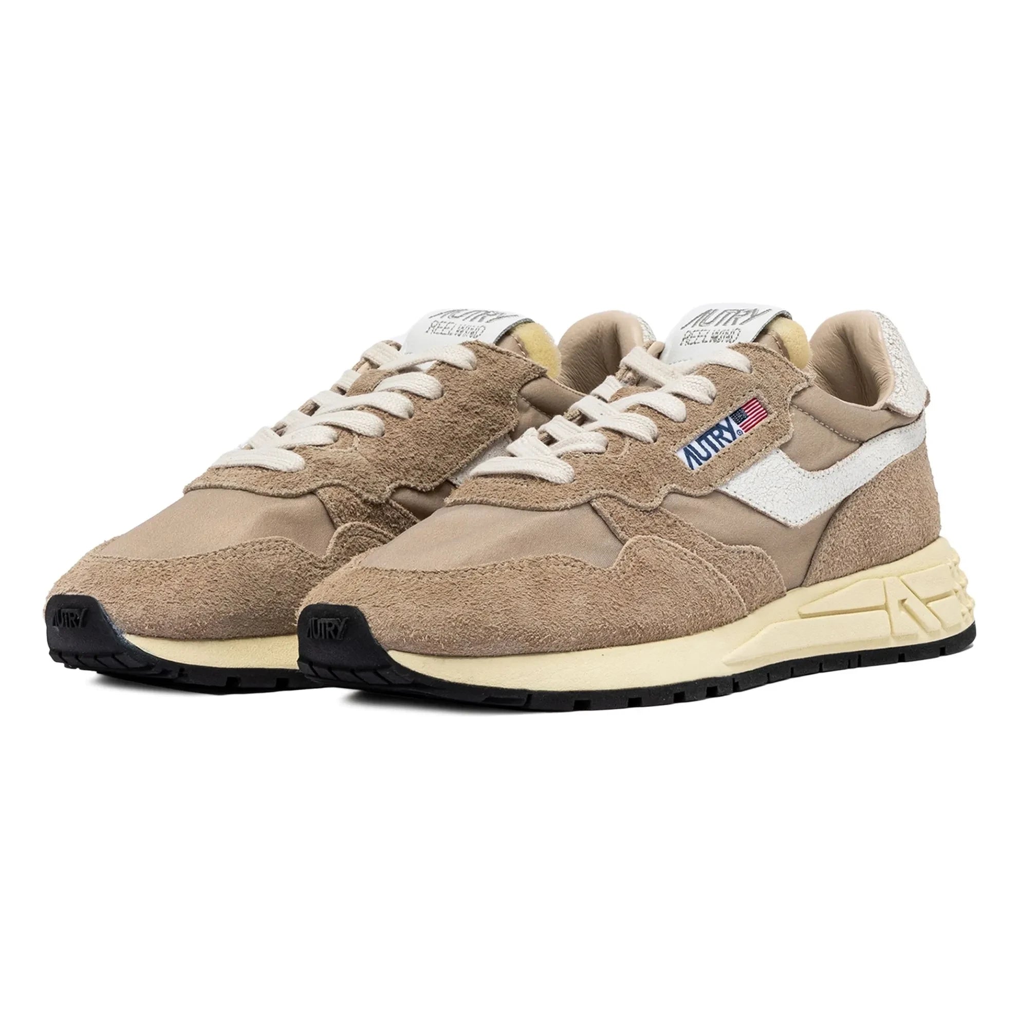 Autry - Reelwind Low Nylon Sneakers | Dark Beige