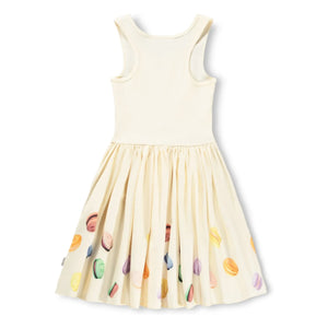 Molo - Cassandra Dress Macarons Organic Cotton | Cream