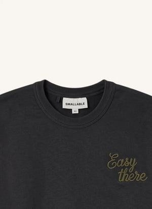 Smallable Kid - Arlo Easy Original Organic Cotton Sweatshirt | Black