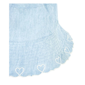 Petit Bateau - Chambray Sun Hat | Light Blue