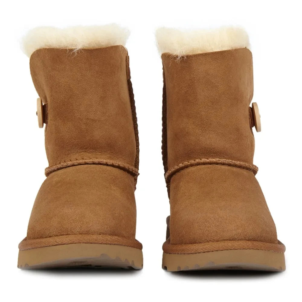 UGG - Bailey Button II Shearling-Lined Suede Boots | Camel