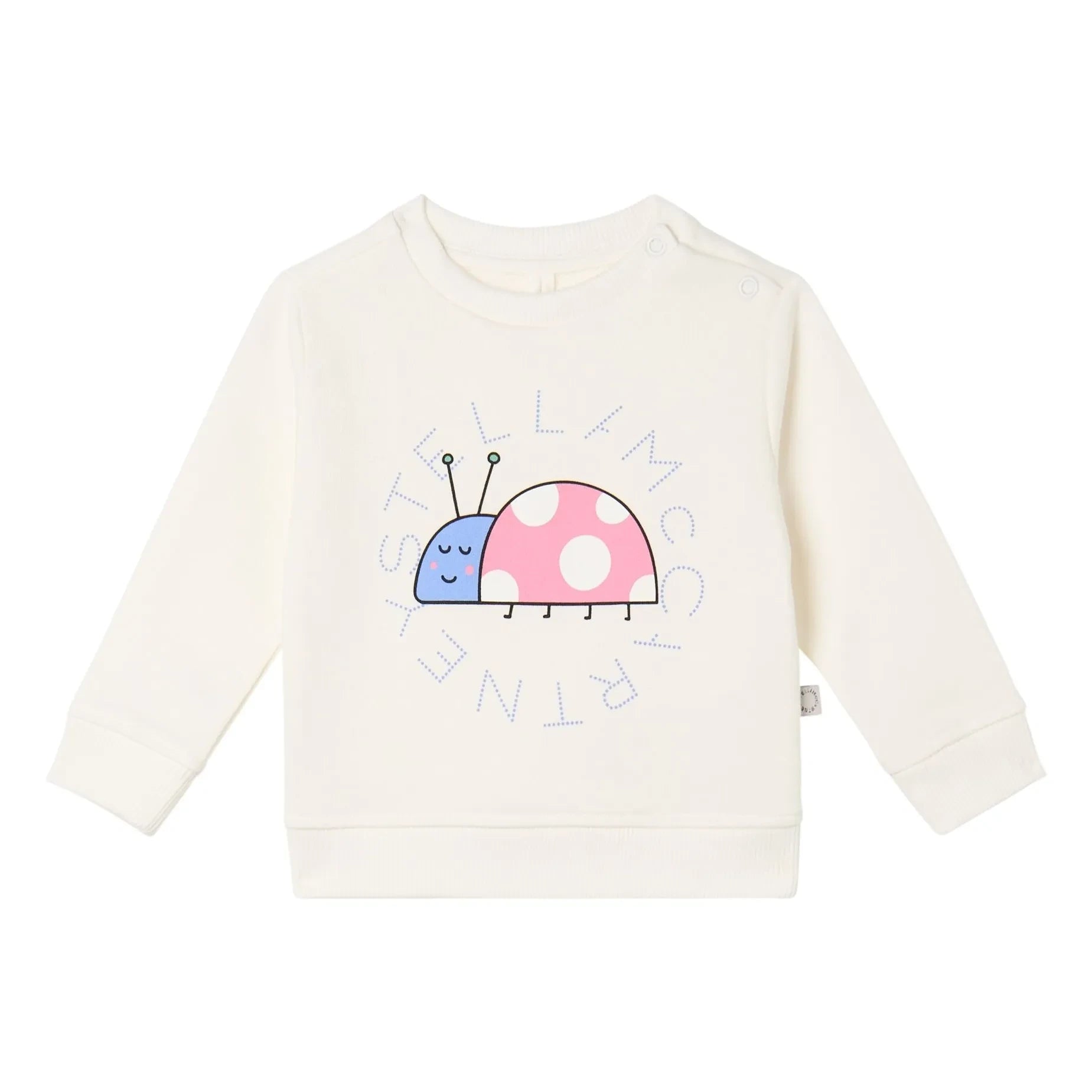 Stella McCartney Kids - Coccinelle Organic Cotton Sweatshirt | Ivory