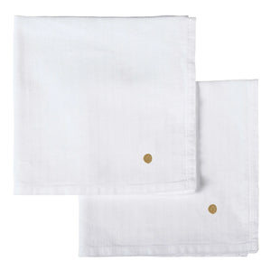 La Cerise Sur Le Gâteau - Napkins - Set of 2 | White