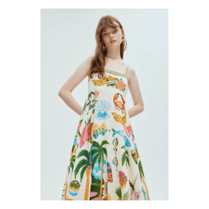 Alémais - Paradiso Linen Dress | Ecru