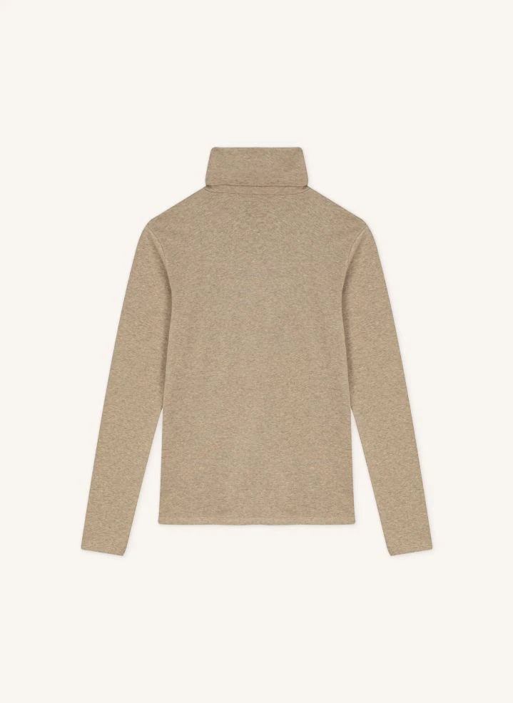 Petit Bateau - Plain turtle neck | Heather beige