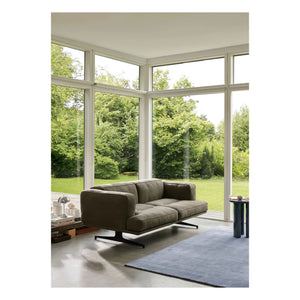 & Tradition - Inland AV22 2-Seater Sofa, Black Base | Haki