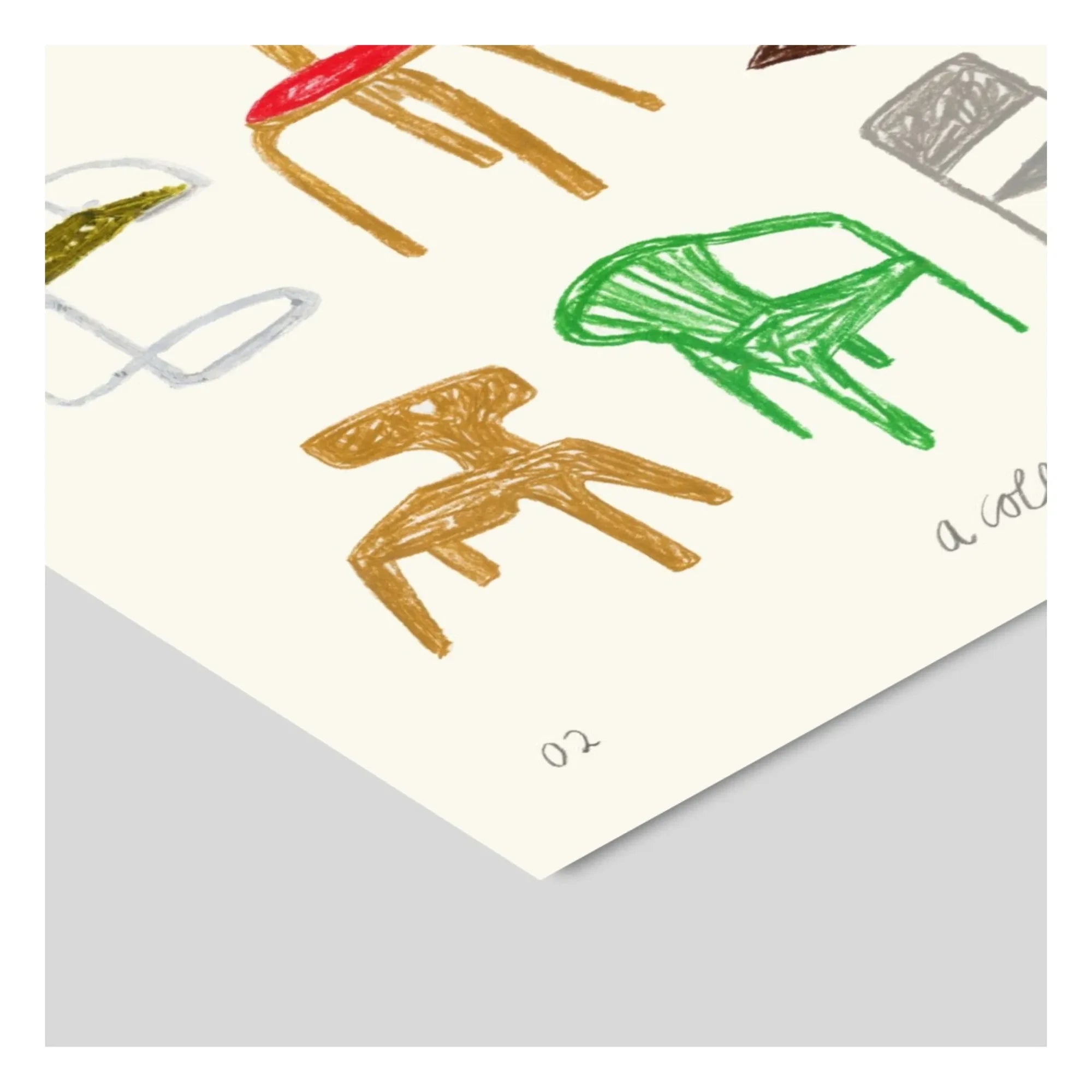 Poster and Frame - Chairs Collection Poster