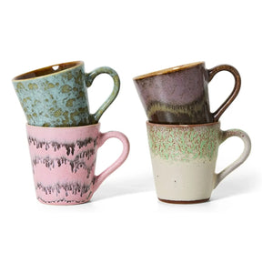 HKliving - Brustalism Espresso Cups - Set of 4
