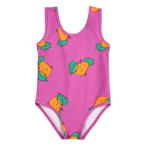 Bobo Choses - Orange Recycled Fiber Baby Swimsuit | Purple
