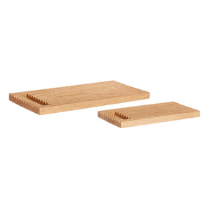 Hübsch - FSC Oak Cutting Boards - Set of 2 | Oak