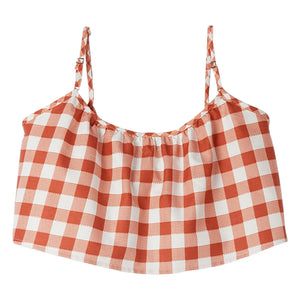 Fabula - Vichy Short Top | Red