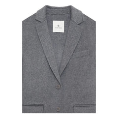 Anine Bing - Quinn Yün ve Kaşmir Ceket | Heather grey
