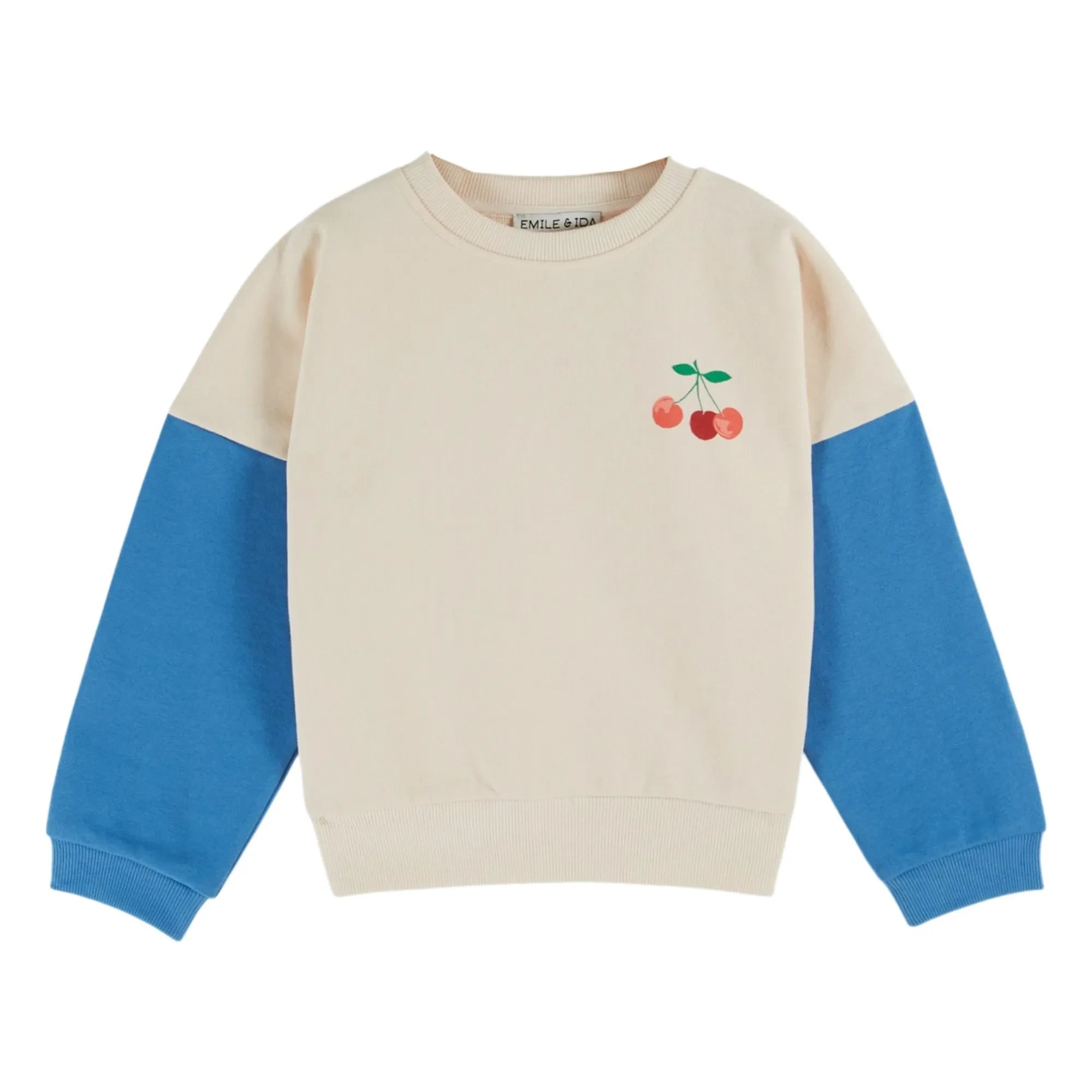 Emile and Ida - Cherry Sweatshirt | Krem