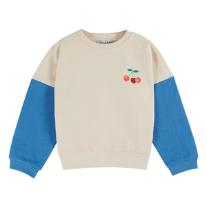 Emile and Ida - Cherry Sweatshirt | Krem