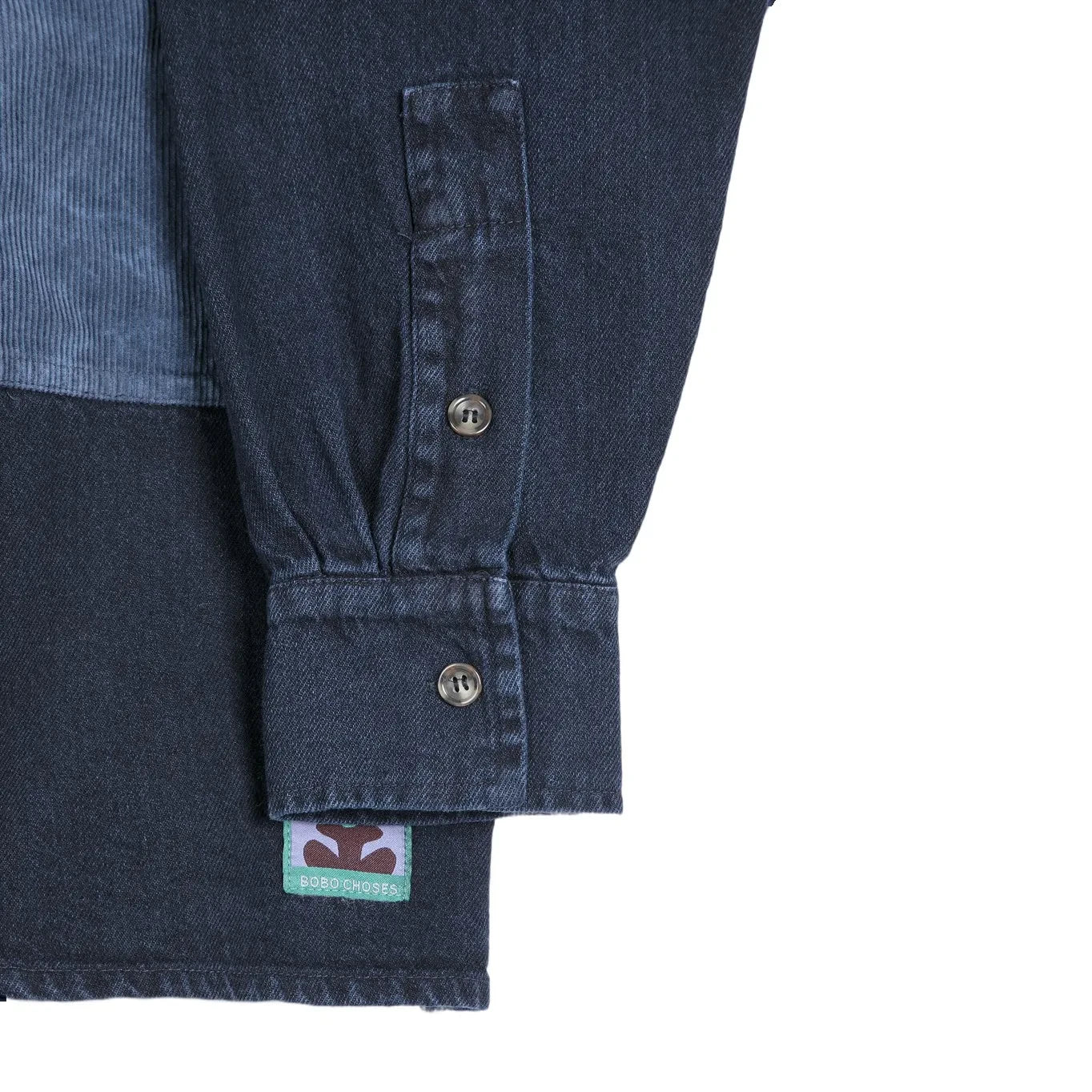 Bobo Choses - Denim Pamuklu Gömlek | Lacivert