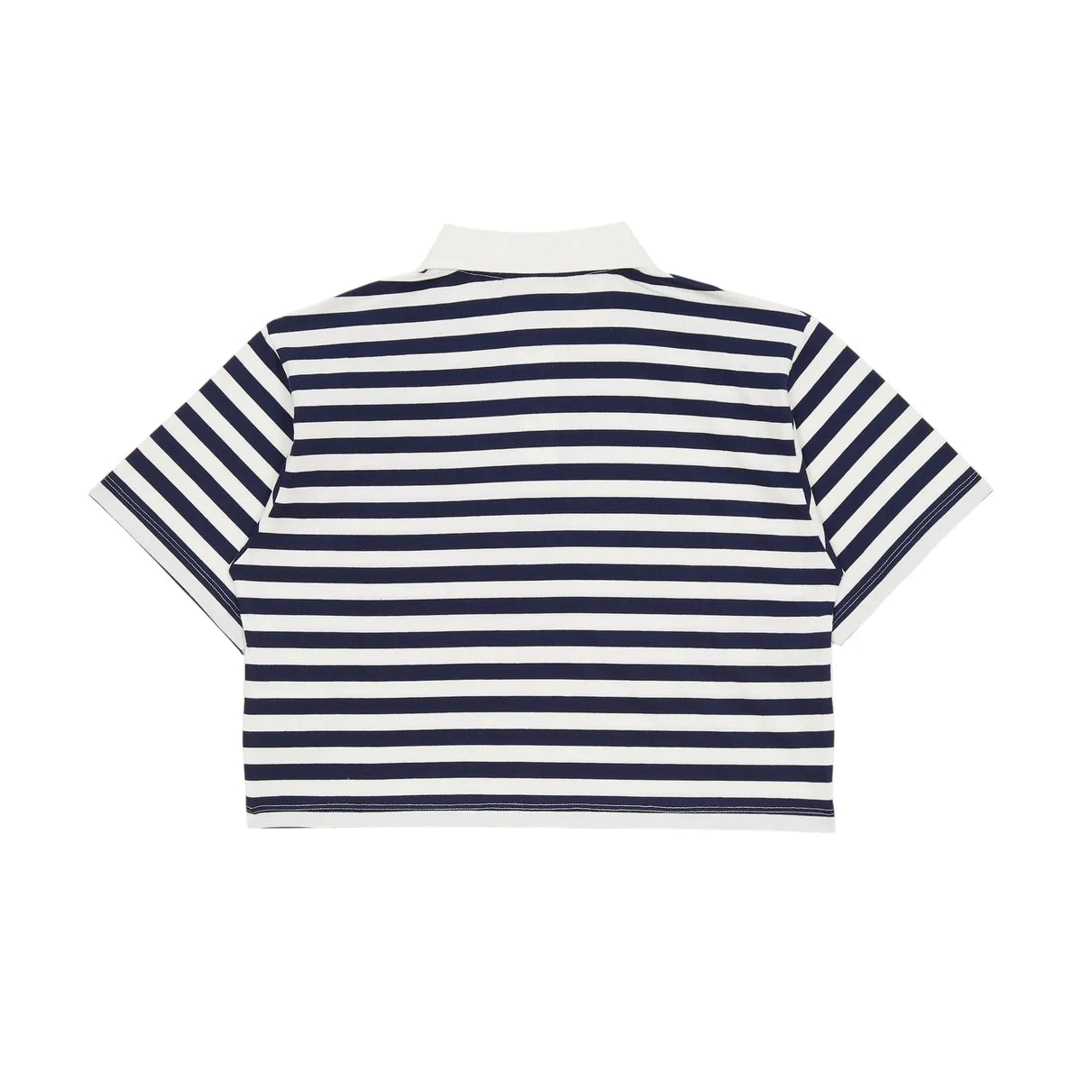 Smallable Kid - Striped Varsity Polo | Blue black