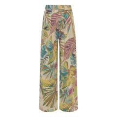 Momoni - Aspen Patterned Pants | Blue