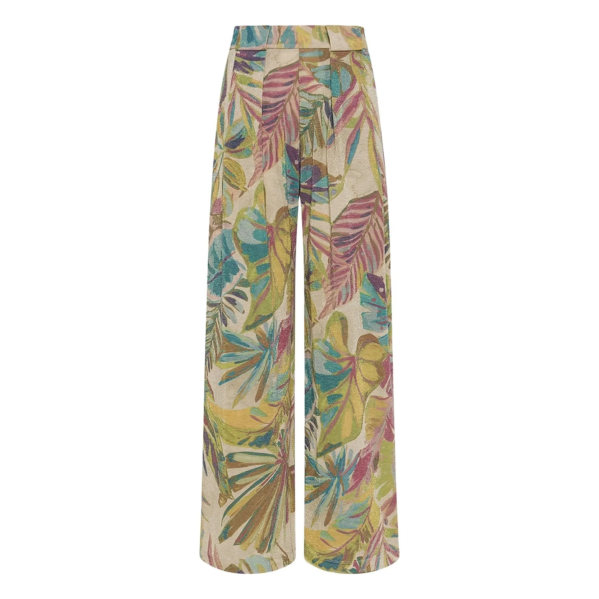 Momoni - Aspen Patterned Pants | Blue