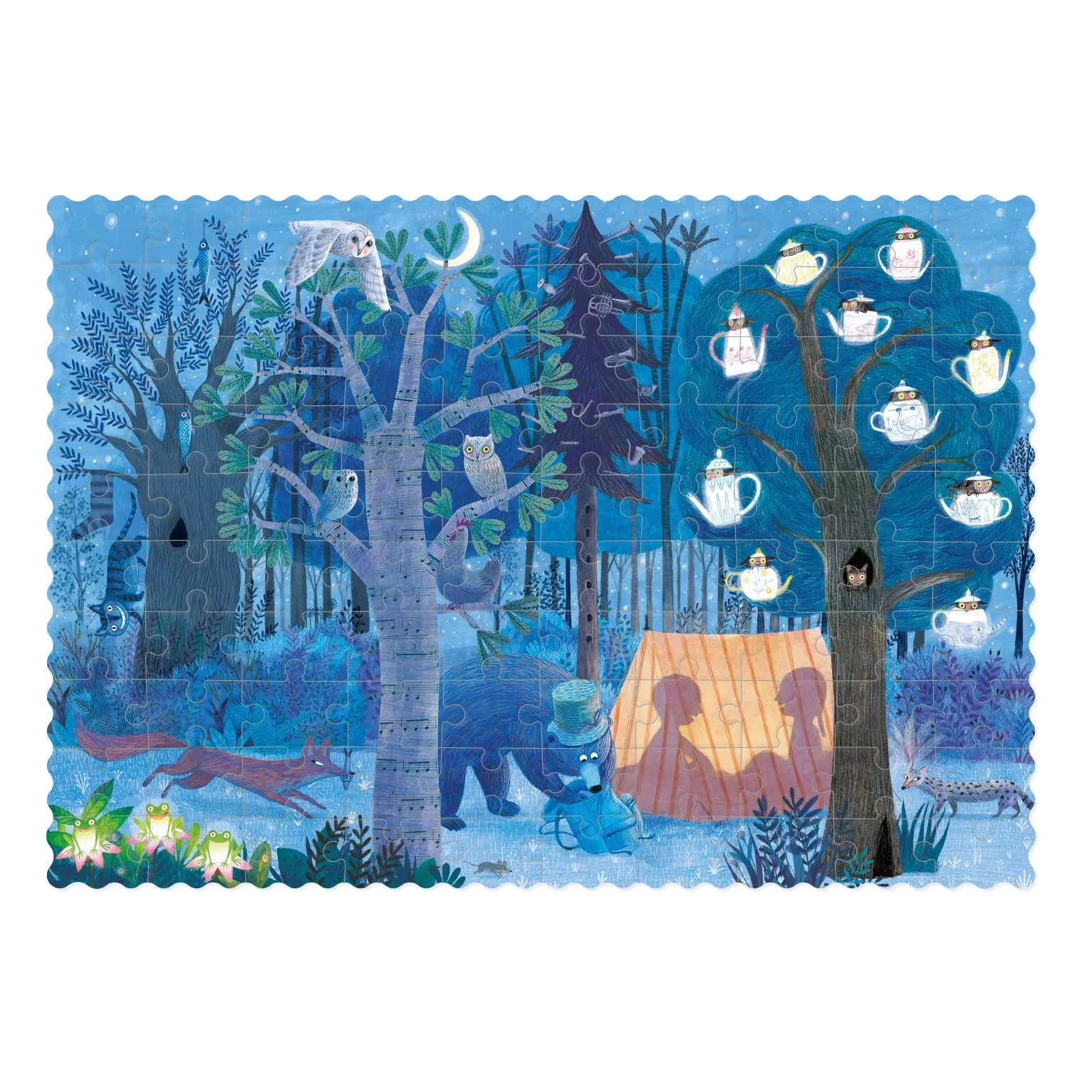Londji - Double-Sided Night/Day Forest Puzzle