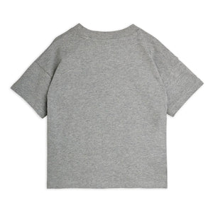 Mini Rodini - Organic Panter Bump T-shirt | Melanj Grey