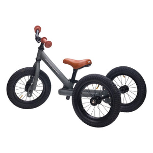Trybike - Balance Bike - Tricycle | Charcoal Gray