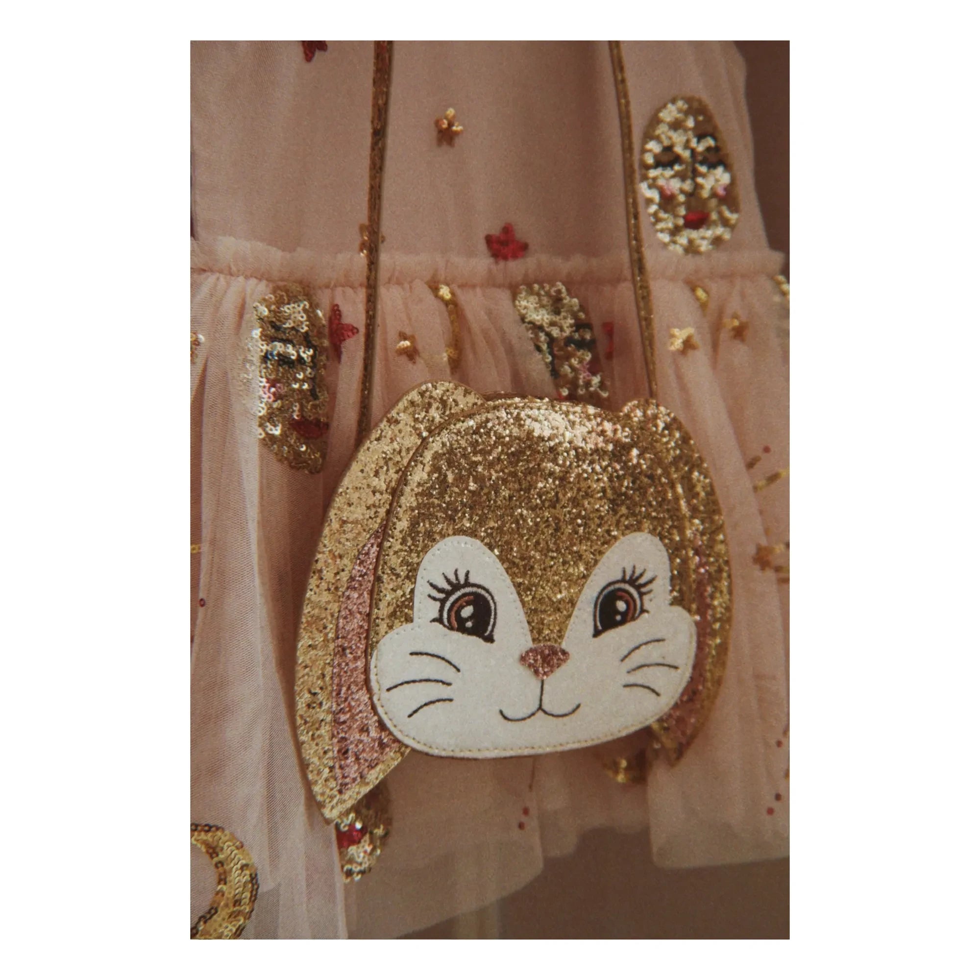 Konges Sløjd - Gold Glitter Bunny Bag