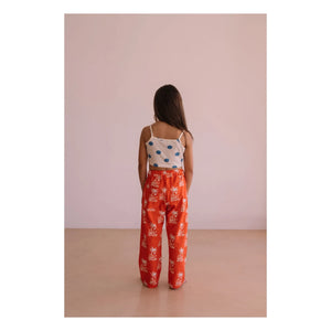 We Are Kids - Elia Wide Leg Palm Pants | Orange