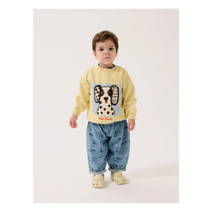 Bobo Choses - Dalmatian Organic Cotton Baby Sweatshirt | Yellow
