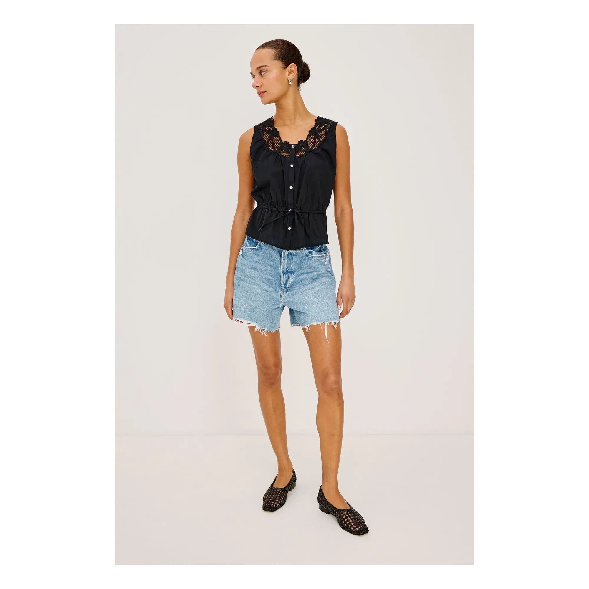 Rails - Leilani Embroidered Blouse | Black