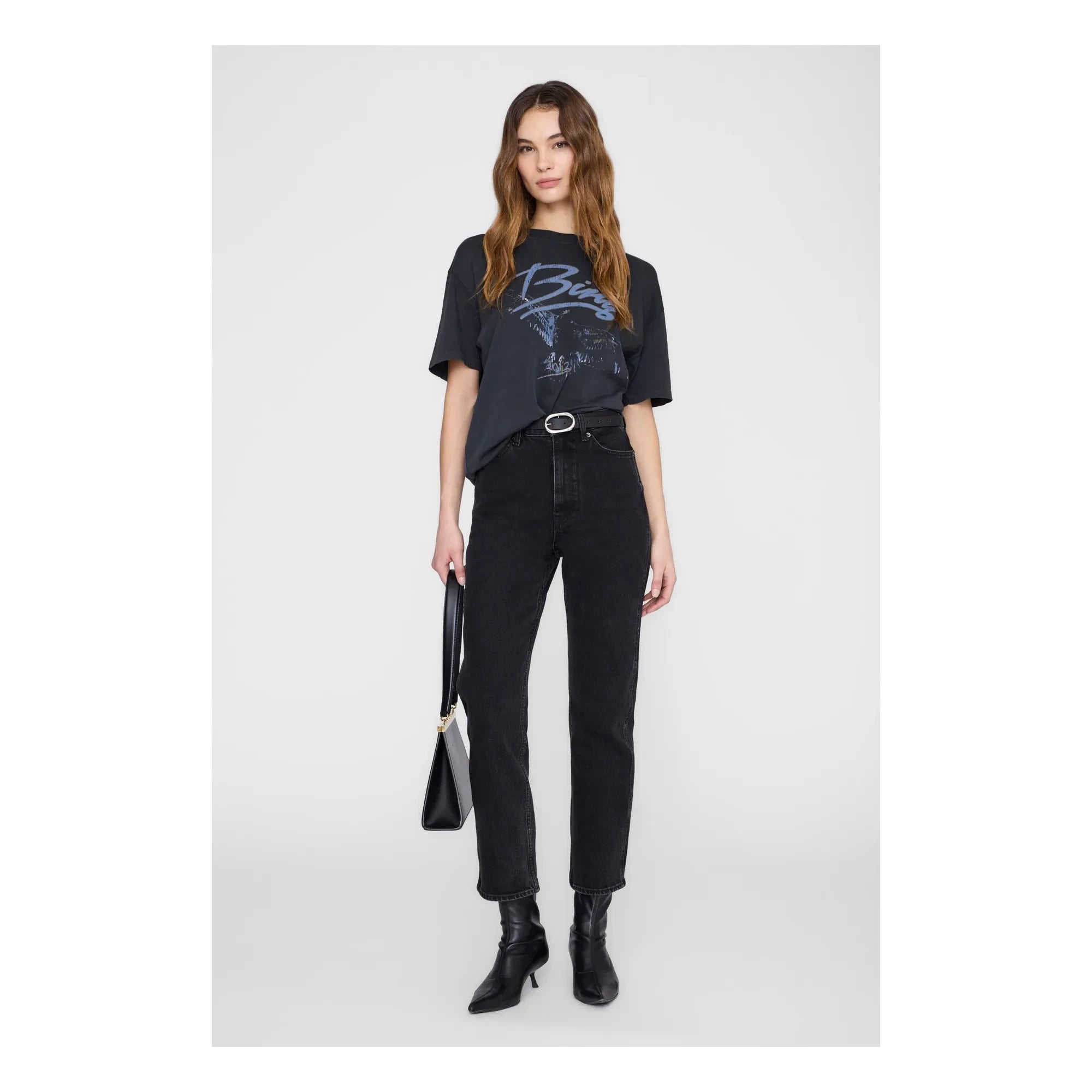 Anine Bing - City T-Shirt | Black