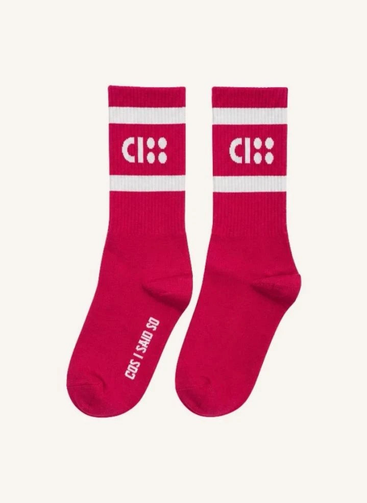 Cos I Said So - Logo Çorap | Kırmızı