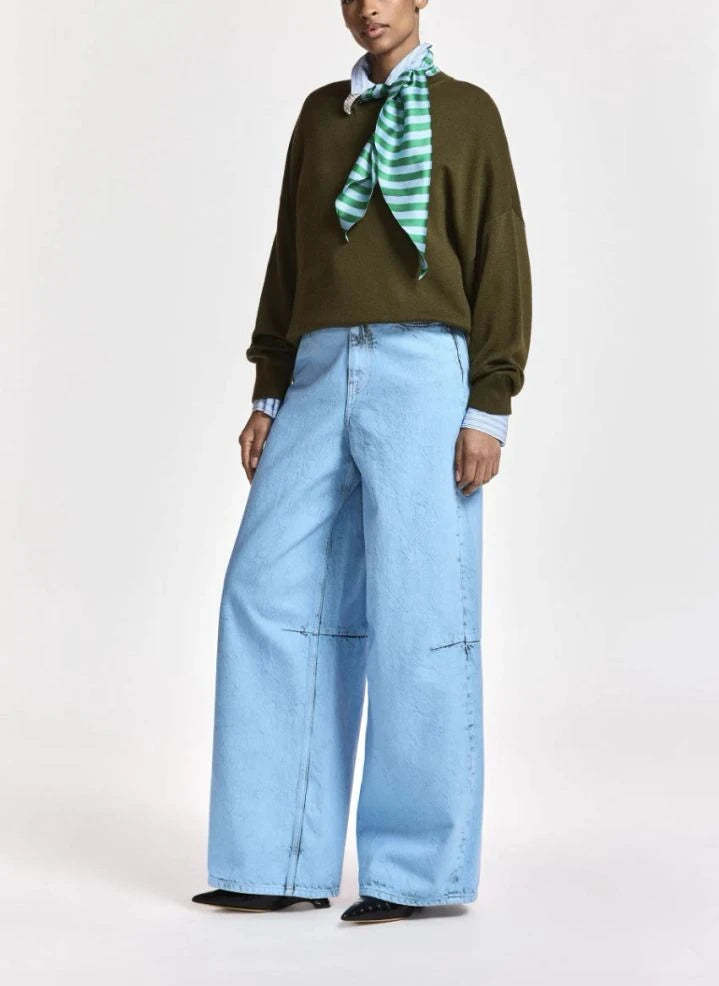 Essentiel Antwerp - Kurtis Eşarp Kazak | Haki