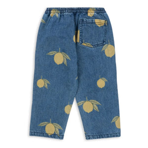 Konges Sløjd - Magot Organic Cotton Lemon Jeans | Blue