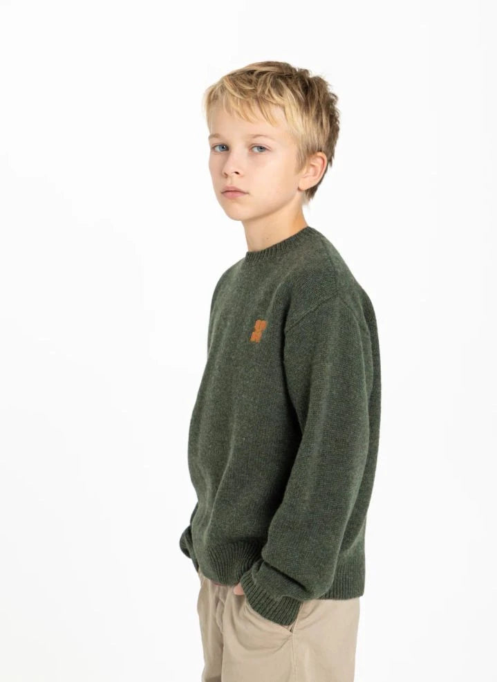 Hundred Pieces - Mika Merino Wool Sweater | Olive