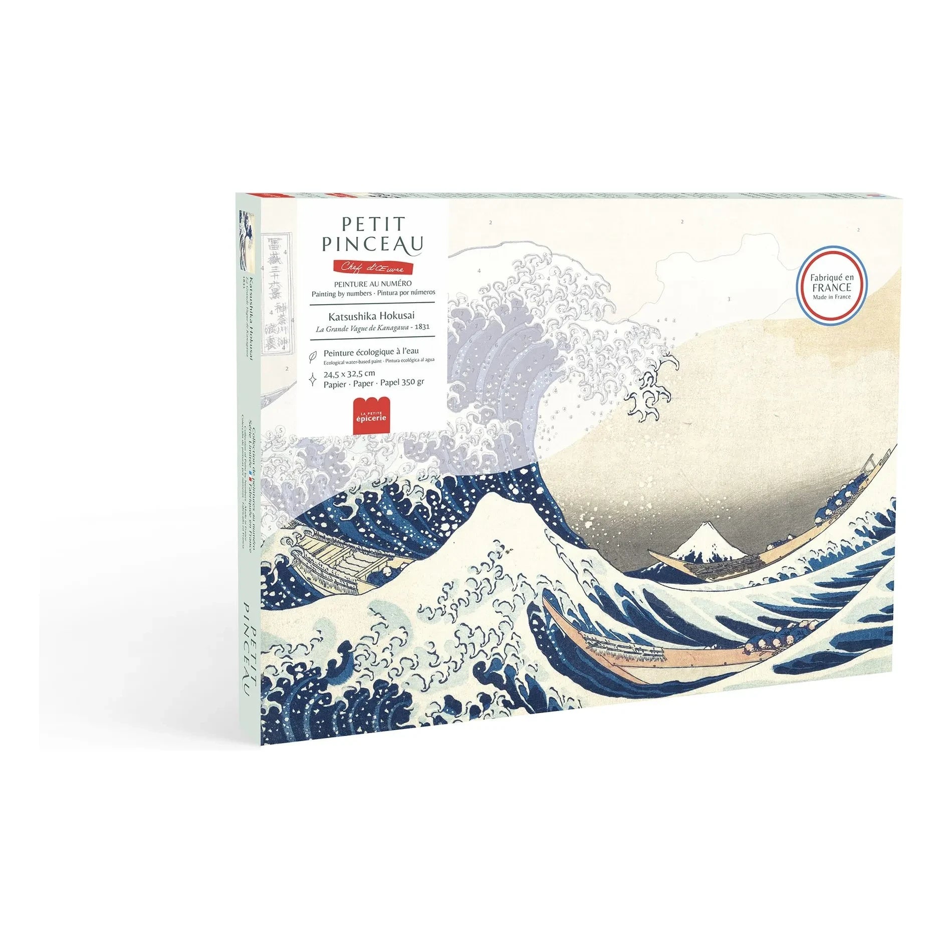 La Petite Épicerie - Numbered Coloring Set - The Great Wave off Kanagawa