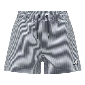K-way - Hazel Beach Striped Swim Shorts | Dark Blue
