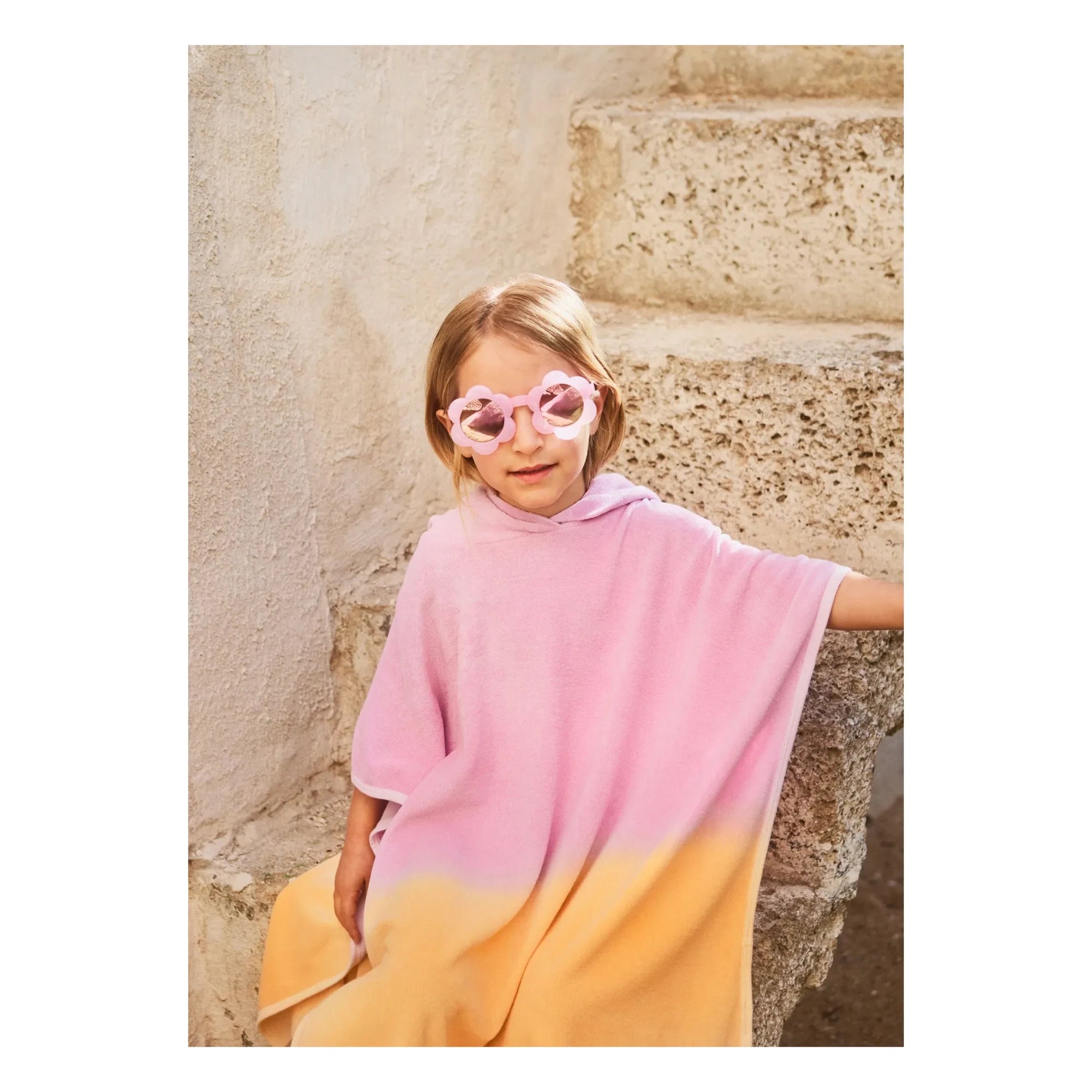 Molo - Flower Sun Glasses | Light Pink