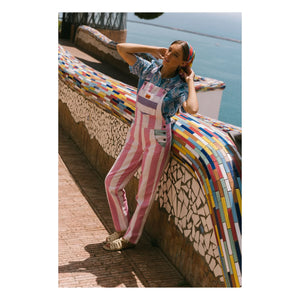Favorite People - Amore Striped Jumpsuit - Women's Collection | Pink