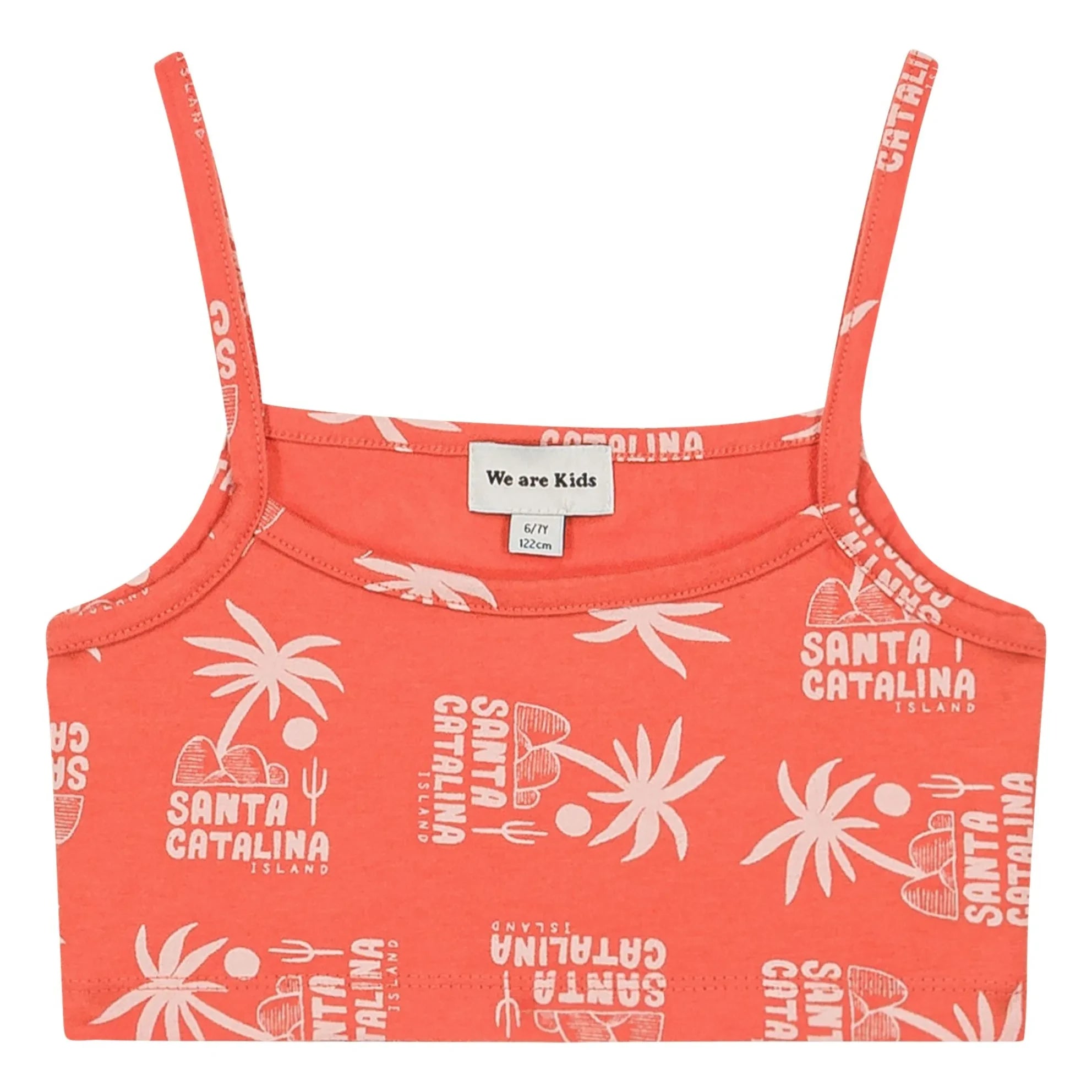 We Are Kids - Crop Top Vic Palmier Organic Cotton | Orange