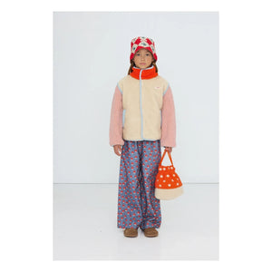 Tinycottons - Color Blocking Sherpa Style Jacket | Pink