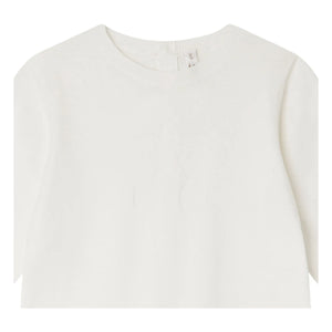 Bonpoint - Tilouana Organic Cotton Romper | White