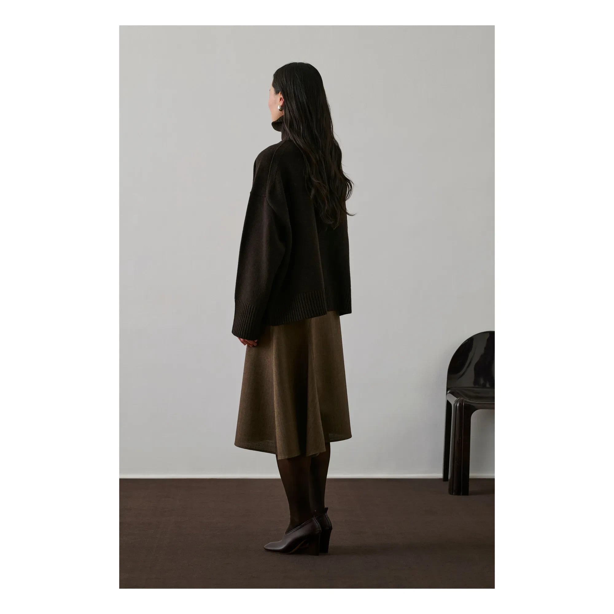 Soeur - William Merino Wool Sweater | Chocolate