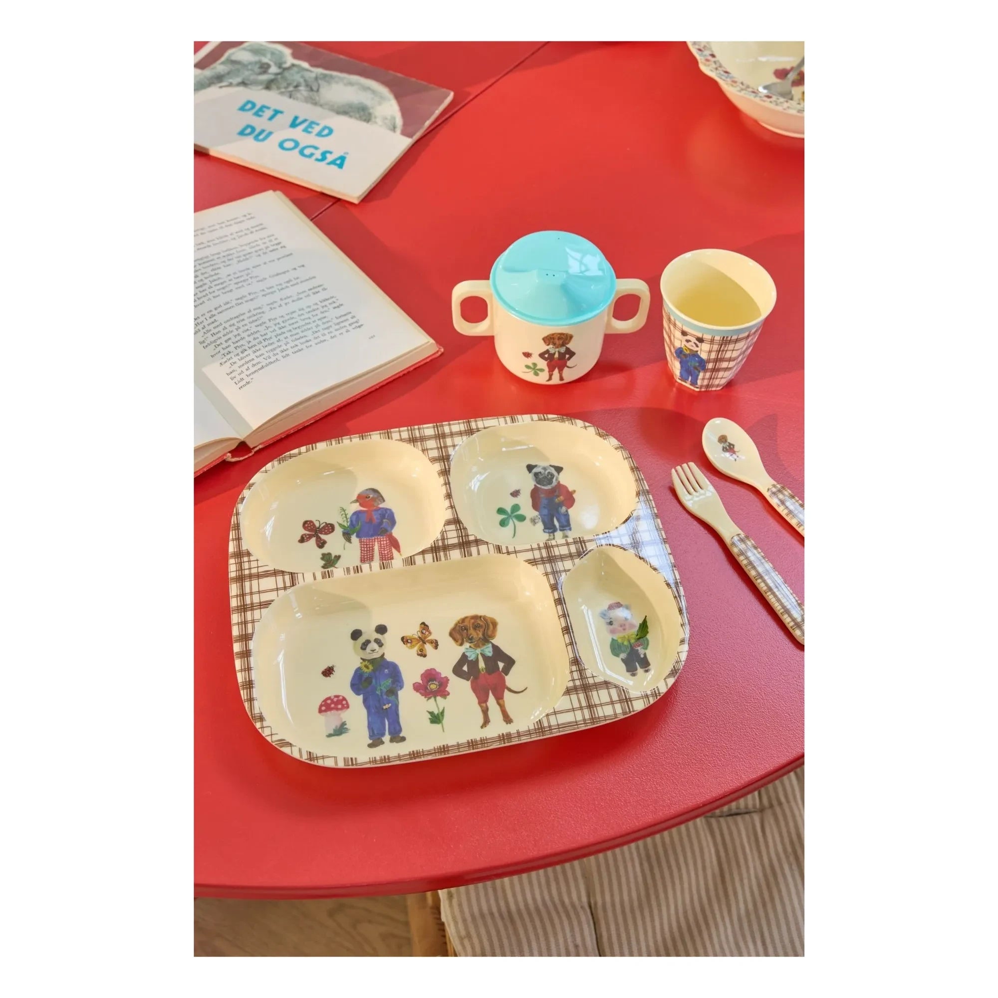 Rice - Melamine Dinner Set - Rice x Nathalie Lété | Blue