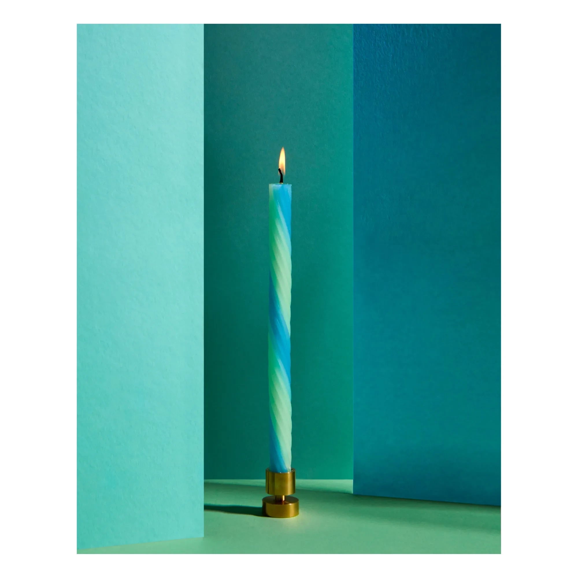 Lex Pott - Twist Candles - Set of 4 | Mint Green