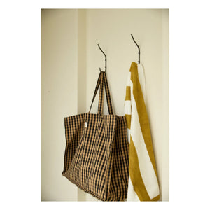 Gabrielle Paris - Vichy Weekend Bag | Brown