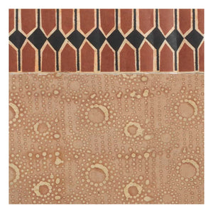 Le Monde Sauvage - Superfrise Vertebra Sienna - 9-leaf Set | Terracotta