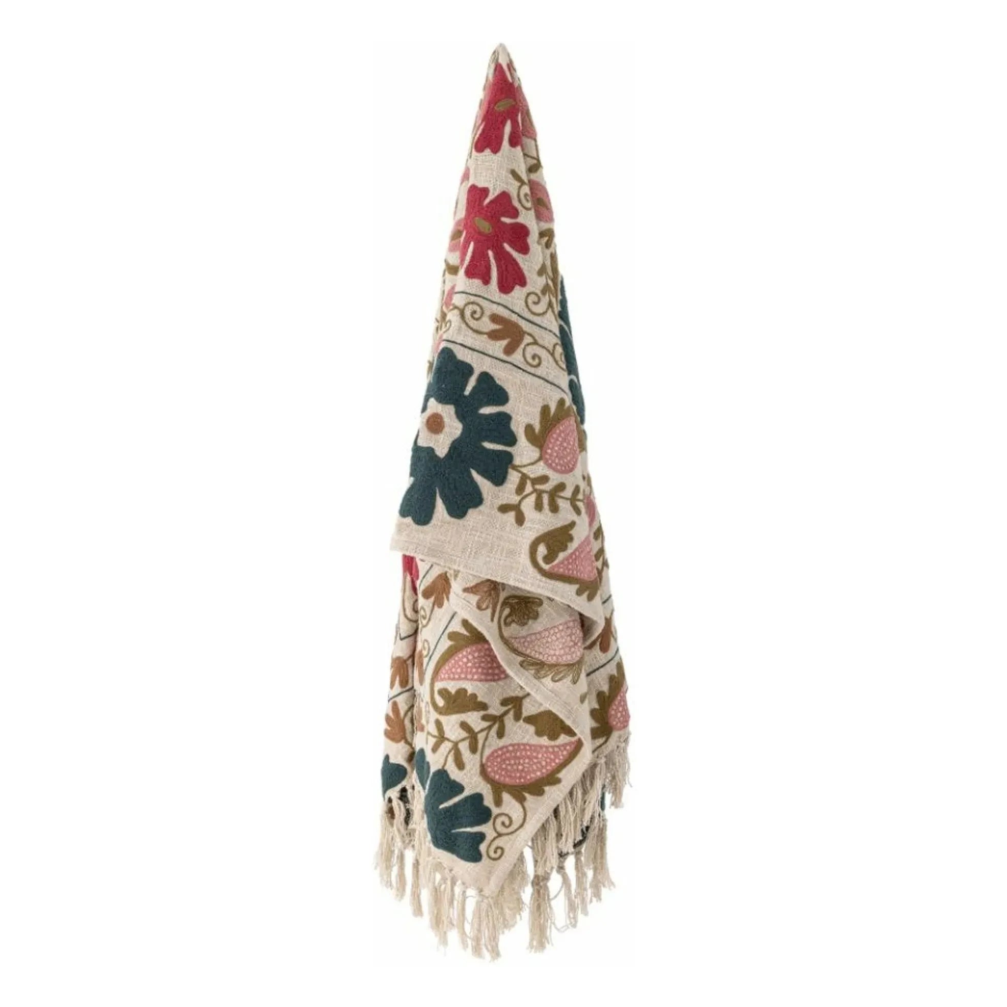 Bloomingville - Ceva Cotton Blanket | Pink