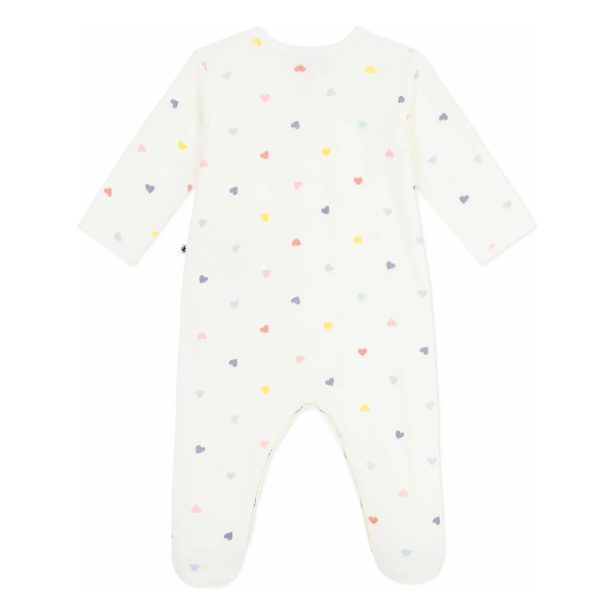 Little Boat - Sleep Well Hearts Kadife Pijamalar | Beyaz