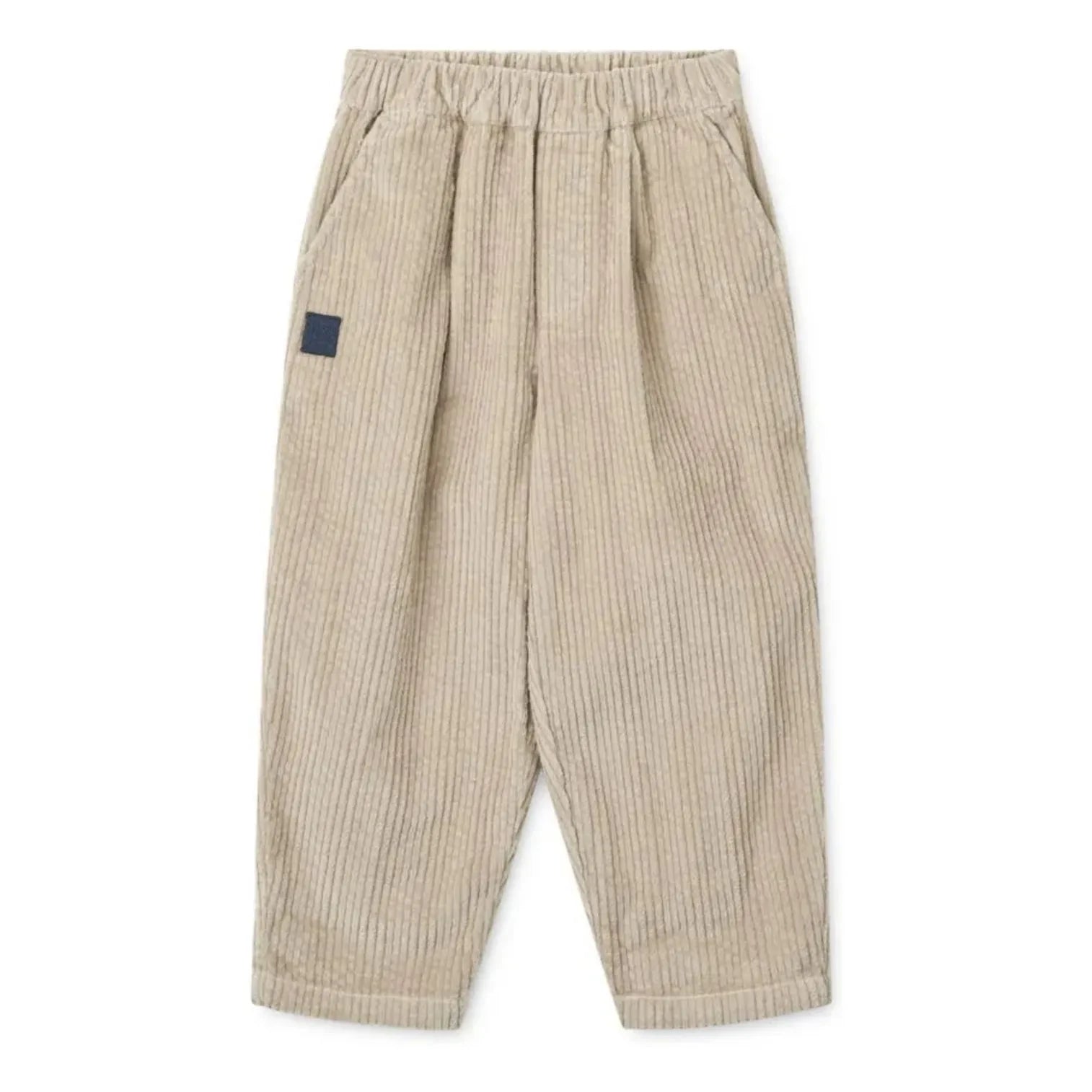 Liewood - Borris Organic Cotton Velvet Pants | Beige