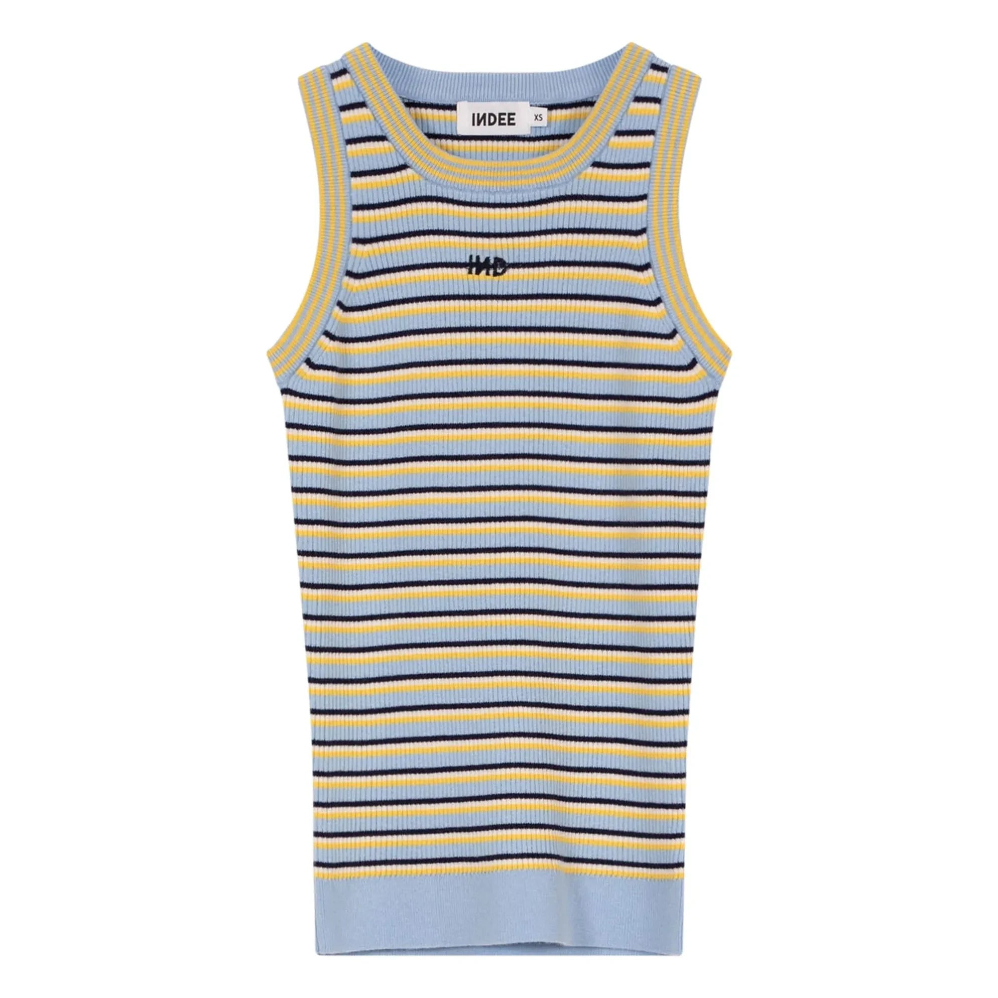 Indee - Venerdi Striped Tank Top | Light Blue
